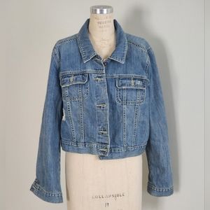 Old Navy crop denim jacket